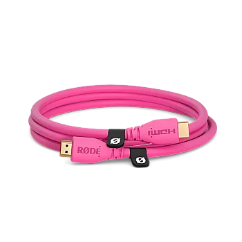 Premium HDMI Kablo 1.5 Metre - Pembe - Rode