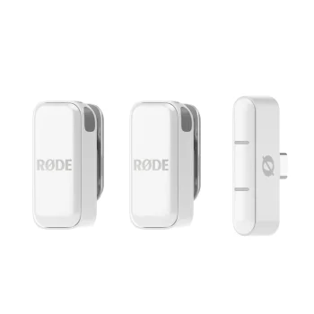Wireless Micro | Ultra Kompakt Kablosuz Mikrofon - Beyaz - 3
