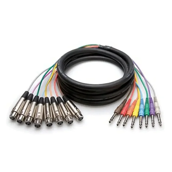 8'li TRS-XLRF Snake Kablo 3 m (STX-803F) - 1