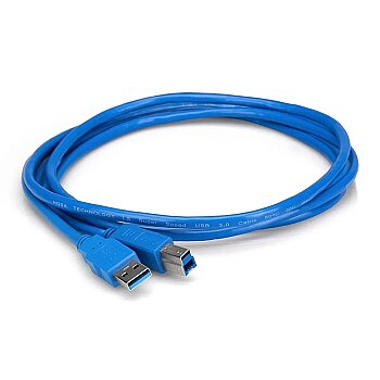 Type A ->Type B, Yüksek hızlı USB 3 kablo, 1.8 mt. USB-306AB - Hosa