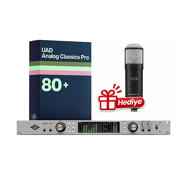 Apollo x6 | Gen 2 - UAD Analog Classics Pro | Thunderbolt Ses Kartı - 1