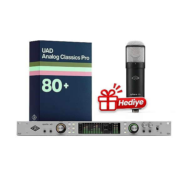 Apollo x8 | Gen 2 - UAD Analog Classics Pro | Thunderbolt Ses Kartı - 1