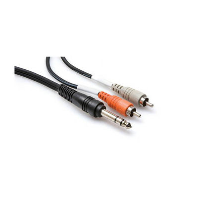 1-4'' TRS (M) <-> Dual RCA (M) Insert kablo, 3 mt. TRS-203