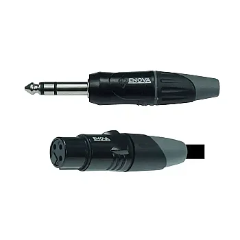 1 Metre TRS - XLR Female (Enova Konnektör + Maxon Mxa 22 Summit Kablo) - SesciBaba