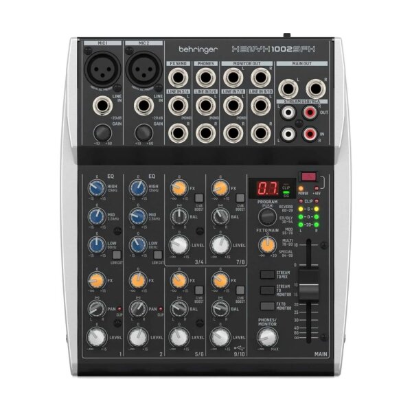 1002SFX Analog Efektli Mikser (Canlı Yayın Mikseri) - Behringer