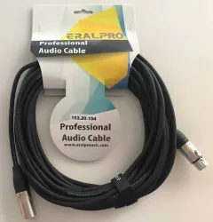 10m Hazır Yapılı XLR-XLR Mikrofon Kablosu - 