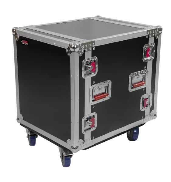 12U, Standard Audio Road Rack Case w/ Casters | G-TOUR 12U CAST - 1