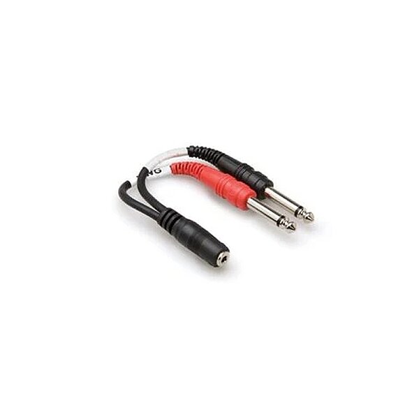 3.5 mm. TRS (F) - Dual 1/4'' TS (M) Stereo Breakout Kablo (YMP-434) - 1