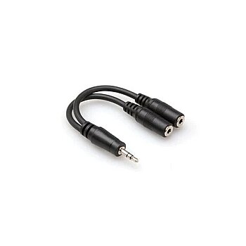 3.5 mm. TRS (M) <-> Dual 3.5 mm. TRS (F) Y-kablo YMM-232 - Hosa