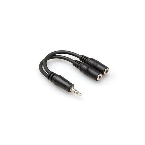 3.5 mm. TRS (M) <-> Dual 3.5 mm. TRS (F) Y-kablo YMM-232 - 1