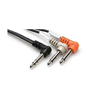 1-4'' TRS (M) <-> Dual 1-4'' TS (M) 90 derece eğimli Insert kablo, 1 mt. STP-201RR - Hosa