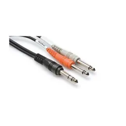 1-4'' TRS (M) <-> Dual 1-4'' TS (M) Insert kablo, 3 mt. STP-203 - Hosa