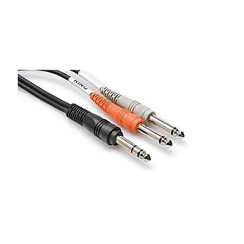 1-4'' TRS (M) <-> Dual 1-4'' TS (M) Insert kablo, 3 mt. STP-203 - Hosa