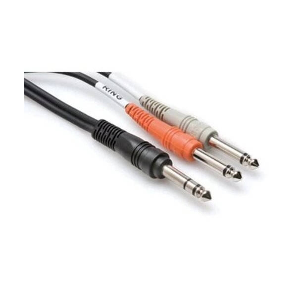 1/4'' TRS (M) - Dual 1/4'' TS (M) Insert Kablo 4 m (STP-204) - Hosa