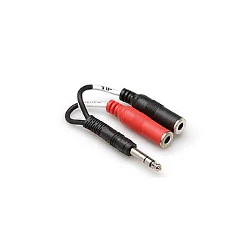 1-4'' TRS (M) <-> Dual 1-4'' TSF (F) Stereo Breakout kablo YPP-117 - Hosa