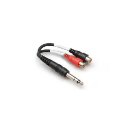 1-4'' TRS (M) <-> Dual RCA (F) Stereo Breakout kablo YPR-102 - Hosa