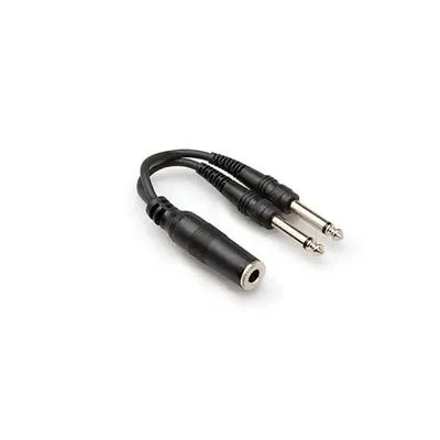 1/4'' TS (F) <-> Dual 1/4'' TS (M) Y-kablo - YPP-106 - 1