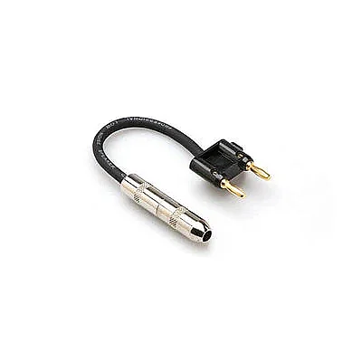 1-4'' TS (F) <-> Dual Bananahoparlör adaptörü BNP-116-BK - 1