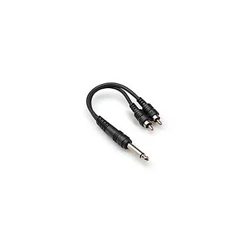 1-4'' TS (M) <-> Dual RCA (M) Y-kablo YPR-124 - Hosa