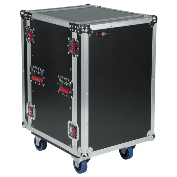 16U, Standard Audio Road Rack Case w/ Casters | G-TOUR 16U CAST - 2