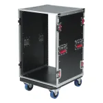 16U, Standard Audio Road Rack Case w/ Casters | G-TOUR 16U CAST - 9