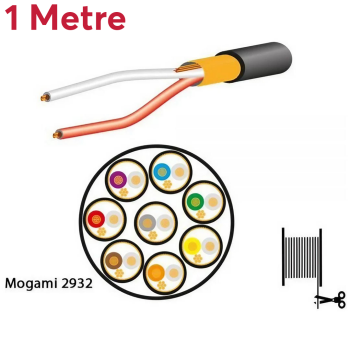 2932-00 Multicore Cable, 8-channels | Black 1mt - 1