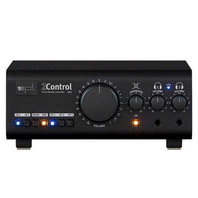 2Control 2 stereo ins, 2 speaker outs, 2 sep. headphone amps with crossfeed - 1