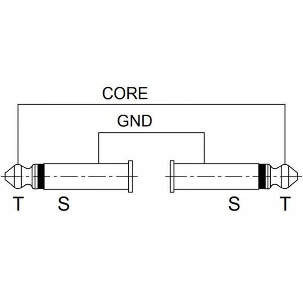 3 Metre TS - TS 1/4'' Kablo (Enova Konnektör + Maxon Mxa22 Summit Kablo) - 3