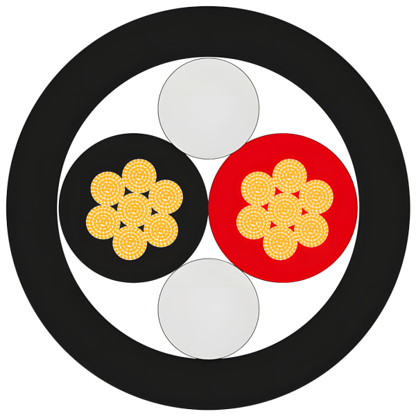 3103 High Definition Professional Hi-Fi Speaker Cable, 2x 4,0 mm² | Black 50mt - 4