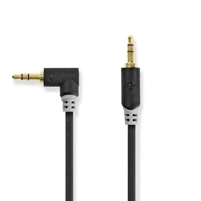 3.5 mm Erkek - 3.5 mm 0.5 m Erkek Açılı Ses Kablosu - 1