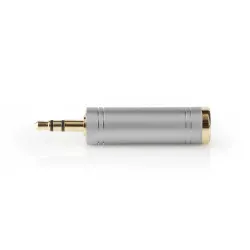 3.5 mm Erkek - 6.35 mm Dişi Stereo Altın Kaplama Çevirici Adaptör - Nedis Cable