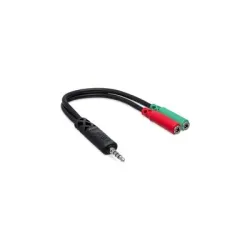 3.5 mm TRRS - Dual 3.5 mm TRSF Breakout Kablo (YMM-108) - Hosa