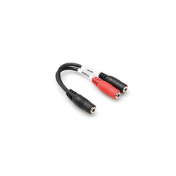 3.5 mm. TRS (F) <-> Dual 3.5 mm. TS (F) Stereo Breakout kablo  YMM-379 - Hosa