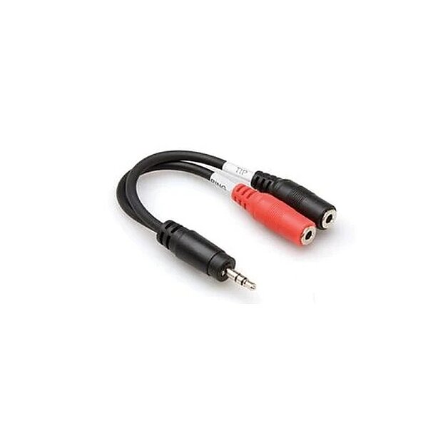 3.5 mm. TRS (M) <-> Dual 3.5mm TS (F) Stereo Breakout Kablo YMM-261 - 1