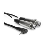 3.5 mm TRS (M) - Dual XLR (F) Stereo Breakout Kablo 60 cm CYX-402F - Hosa