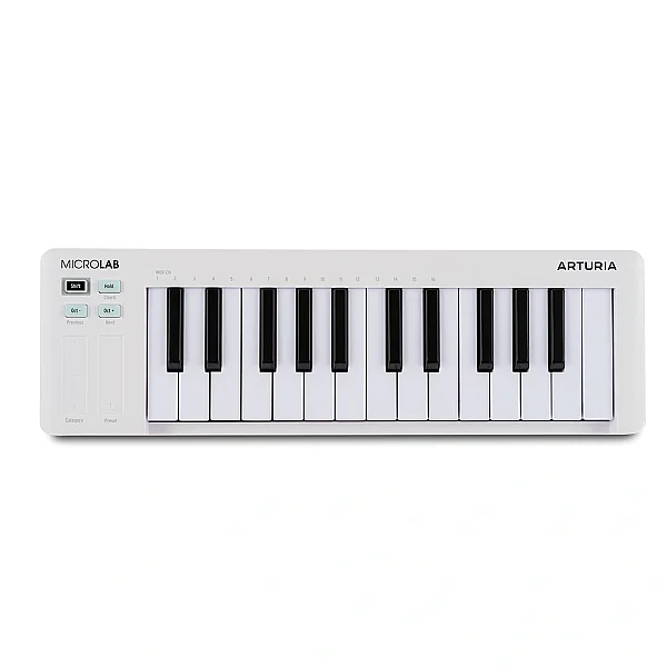 MicroLab Mk3 Midi Klavye - Beyaz - 1