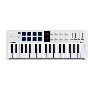 Minilab 37 | Yeni Nesil 37-Tuş Keyboard / Controller (BEYAZ) - Arturia
