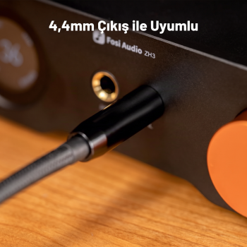 4.4mm | Pair 3.5mm Planar Magnetic Headphones Cable | 1.5mt - 3