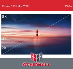 SC-50/7- Video Wall 3X3 P1.56 - 2