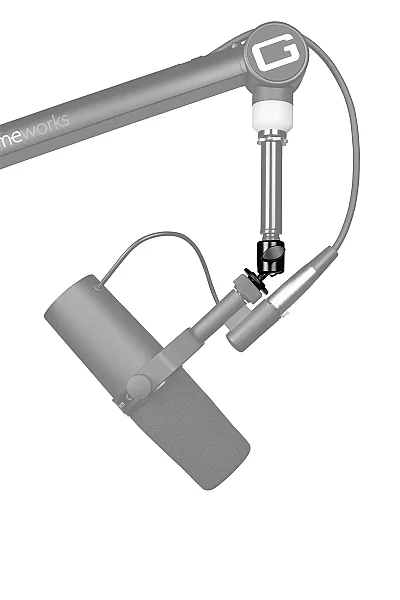 Bilyeli Başlıklı Mikrofon Standı Adaptörü | 5/8''-27 Vida | GFW-MIC-BALLHEAD-MT - 4