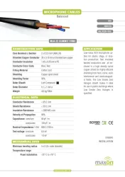 5 Metre TS - TS 1/4'' Kablo (Enova Konnektör + Maxon Mxa22 Summit Kablo) - 3