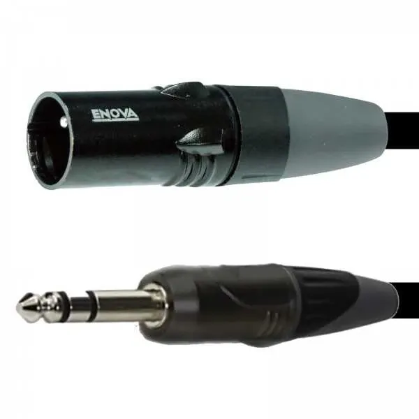 10 Metre XLR(M) - TRS(M) Kablo (Enova Konnektör + Maxon Mxa 22 Summit Kablo) - Kopya - 1