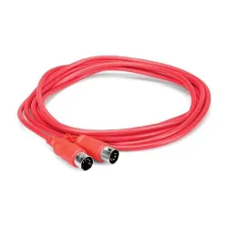 5-pin DIN (M) - 5-pin DIN (M) MIDI Kablosu 3 m (MID-310RD) - Hosa