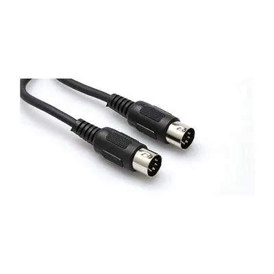 5-pin DIN (M) <-> 5-pin DIN (M) MIDI kablosu, 90 cm. MID-303BK - 1