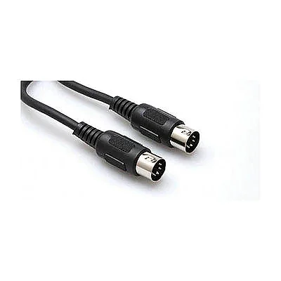 5-pin DIN (M) <-> 5-pin DIN (M) MIDI kablosu, 90 cm. MID-303BK - 1