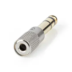 6.35 mm Çivi Erkek - 3.5 mm Dişi Çevirici Adaptör - 3
