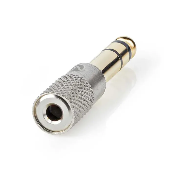 6.35 mm Çivi Erkek - 3.5 mm Dişi Çevirici Adaptör - 3