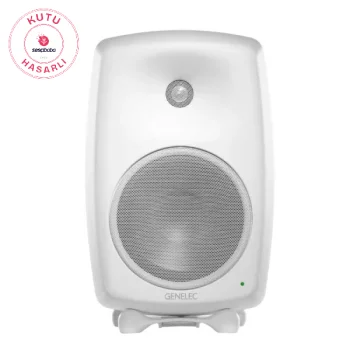 8050B 8'' Referans Monitörü, Beyaz (tek) - KUTU HASARLI - Genelec