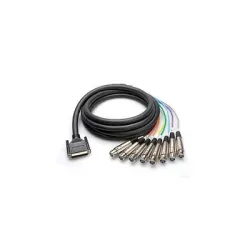 8'li DB25-XLRF Snake Kablo (3 mt) DTF-803 - Hosa