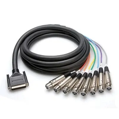 8'li DB25-XLRF Snake Kablo 4 m (DTF-804) - 1